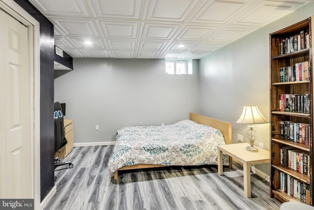 2307 Springdale Ln, Waldorf, MD 20603 - bedroom with wood finished floors, recessed lighting, and an ornate ceiling