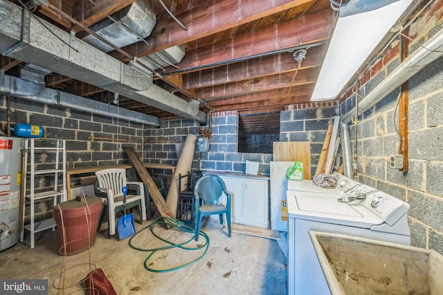 2217 Observatory Pl NW, Washington, DC 20007 - unfinished below grade area featuring water heater