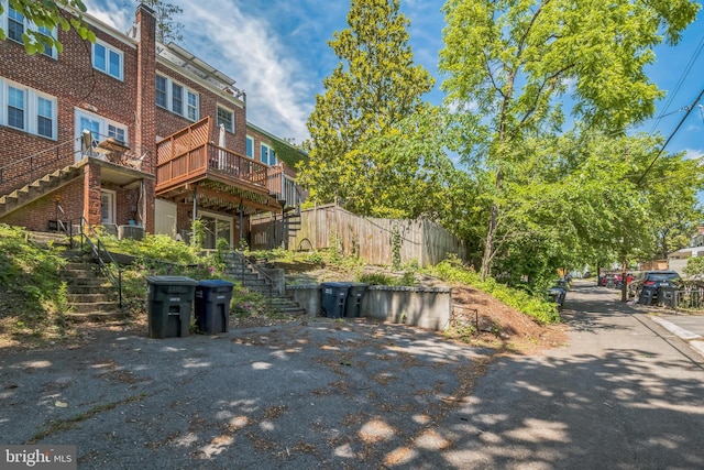 2217 Observatory Pl NW, Washington, DC 20007 - exterior space with stairs and brick siding