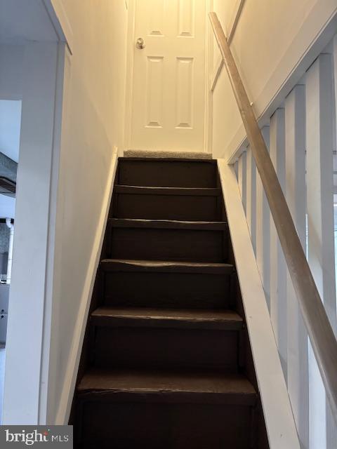 view of stairs