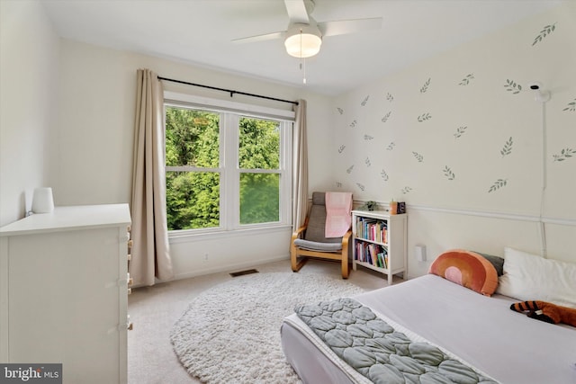 2000 Eton Ct Unit 2000, West Chester, PA 19382 - bedroom featuring light carpet and a ceiling fan