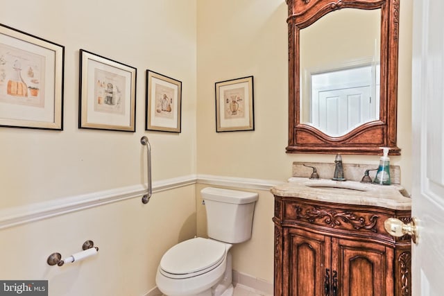 7103 Brookshire Ln, Clarksville, MD 21029 - half bath with toilet and vanity