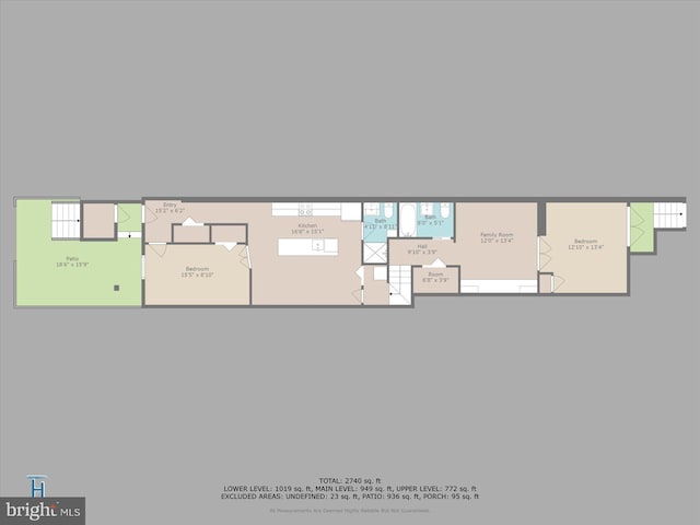 744 7th St SE, Washington, DC 20003 - floor plan / room layout