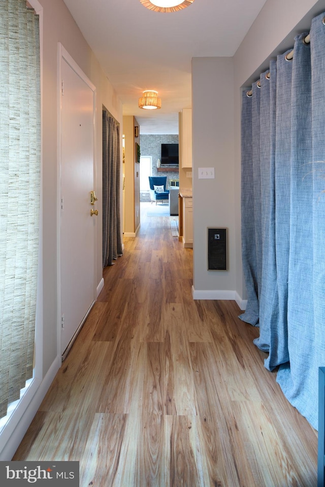 774 W Aaron Dr, State College, PA 16803 - hall featuring light wood finished floors and baseboards