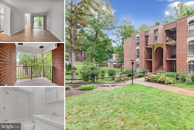 3320 Woodburn Village Dr Unit 32, Annandale, VA 22003 - surrounding community featuring a yard