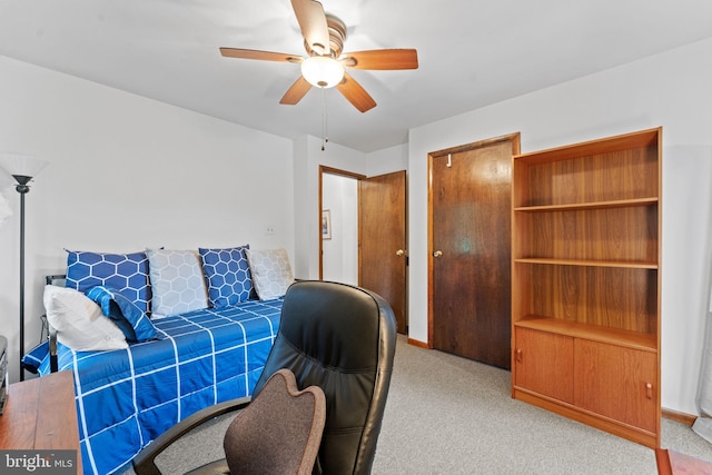 4 Fox Ridge Rd, Glenmoore, PA 19343 - bedroom with carpet floors, ceiling fan, and a closet
