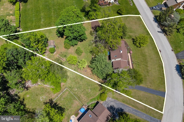 4 Fox Ridge Rd, Glenmoore, PA 19343 - aerial view of property and surrounding area featuring property parcel outlined