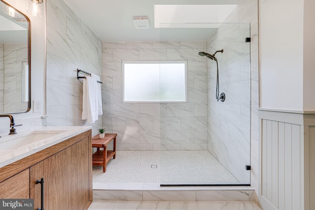 38452 Millstone, Purcellville, VA 20132 - full bathroom with a stall shower and vanity
