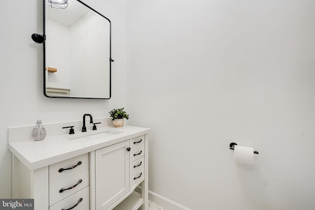 38452 Millstone, Purcellville, VA 20132 - bathroom with vanity and baseboards