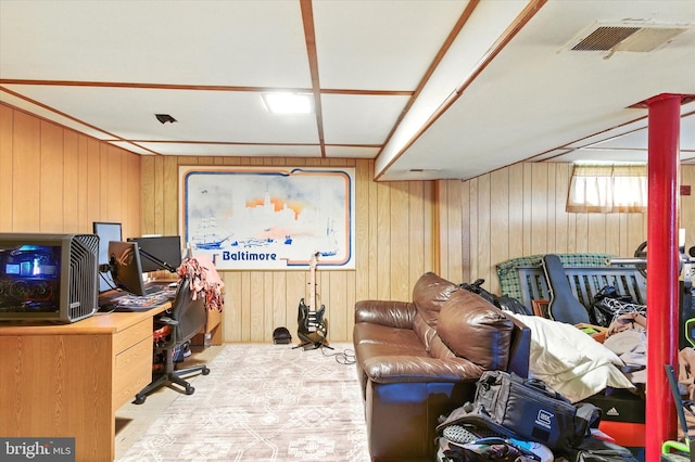 8907 Mavis Ave, Baltimore, MD 21236 - office with wood walls