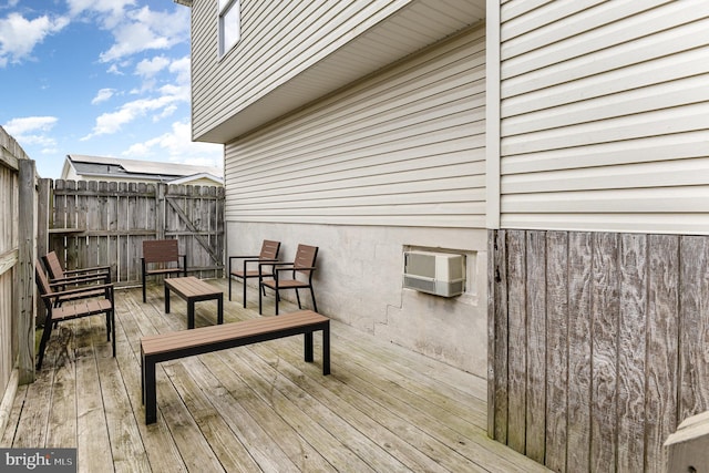 8838 Mckinley Ct, Hummelstown, PA 17036 - wooden terrace with fence