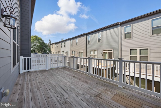 9870 Buchanan Loop, Manassas, VA 20110 - wooden terrace featuring a residential view
