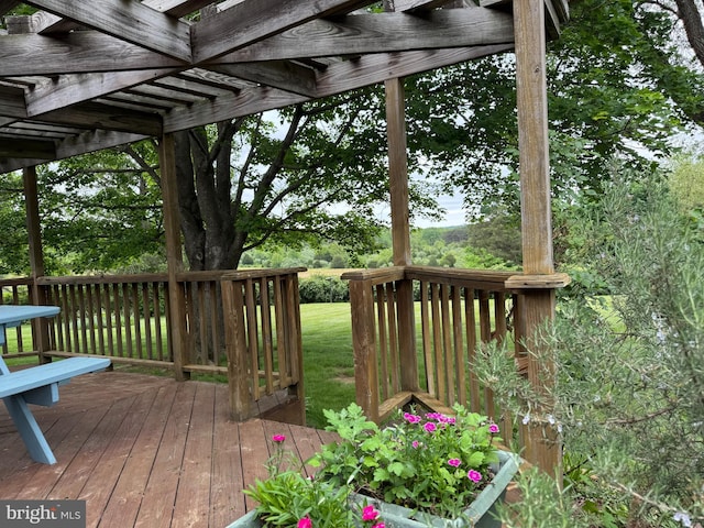 1793 N Hayfield Rd, Winchester, VA 22603 - view of wooden terrace
