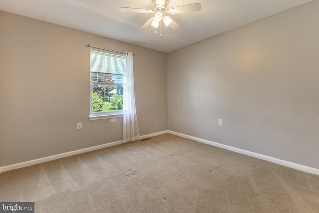 503 Forest Ave, Bellefonte, PA 16823 - unfurnished room with carpet, baseboards, and a ceiling fan