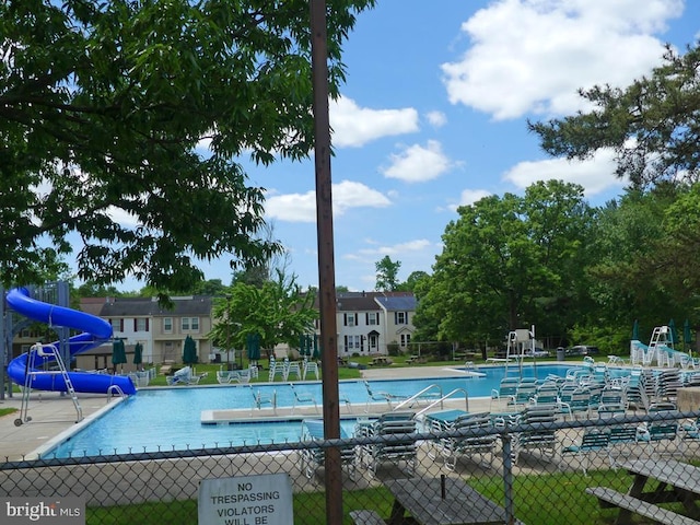 5 Bamborough Ct, Baltimore, MD 21236 - community pool featuring a water slide