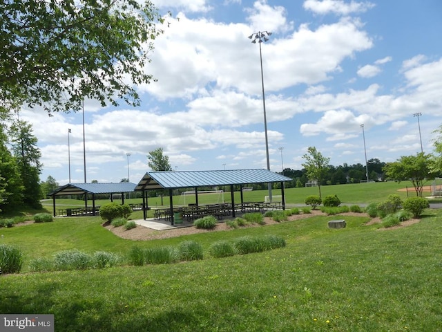 5 Bamborough Ct, Baltimore, MD 21236 - view of property's community with a gazebo and a lawn