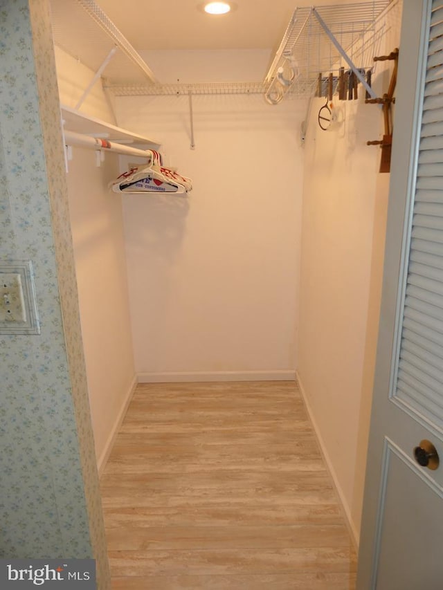 5 Bamborough Ct, Baltimore, MD 21236 - walk in closet featuring light wood-style flooring