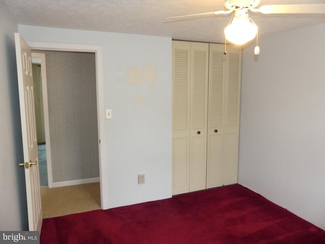 5 Bamborough Ct, Baltimore, MD 21236 - unfurnished bedroom with carpet flooring, a closet, and ceiling fan
