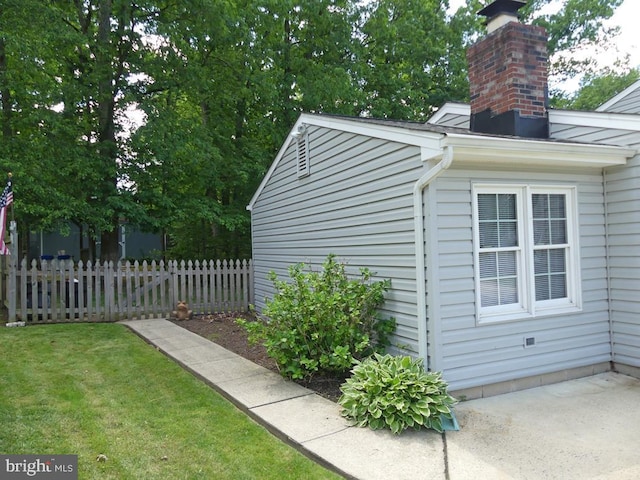 5 Bamborough Ct, Baltimore, MD 21236 - view of home's exterior with a chimney