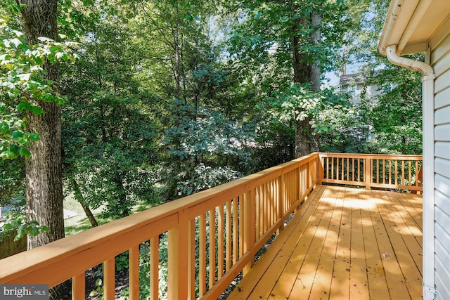5938 New England Woods Dr, Burke, VA 22015 - view of wooden deck