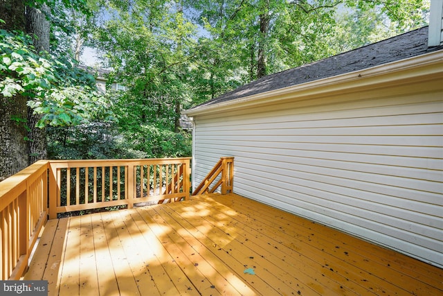 5938 New England Woods Dr, Burke, VA 22015 - view of deck