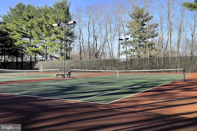 5938 New England Woods Dr, Burke, VA 22015 - view of tennis court with community basketball court