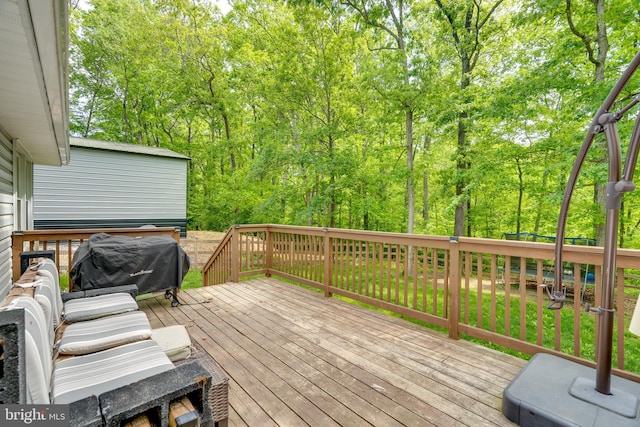 436 Strobridge Rd, Inwood, WV 25428 - deck featuring area for grilling