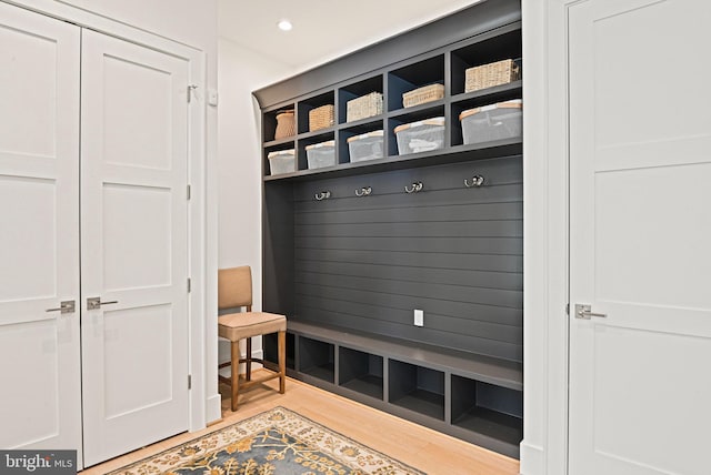 1564 Forest Villa Ln, Mclean, VA 22101 - mudroom featuring light wood-type flooring and recessed lighting