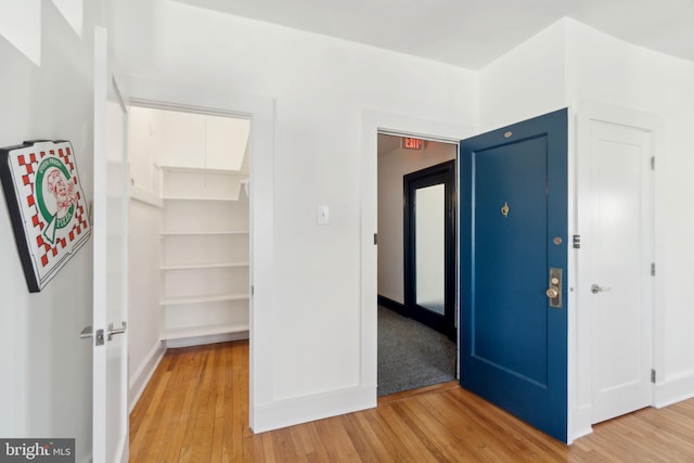 1901 Columbia Rd NW Unit 805, Washington, DC 20009 - entryway featuring light wood finished floors and baseboards