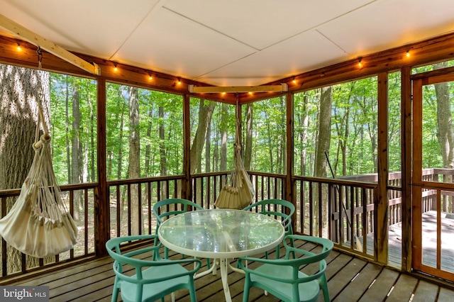 114 Limestone Ln, Berkeley Springs, WV 25411 - sunroom / solarium with outdoor dining space