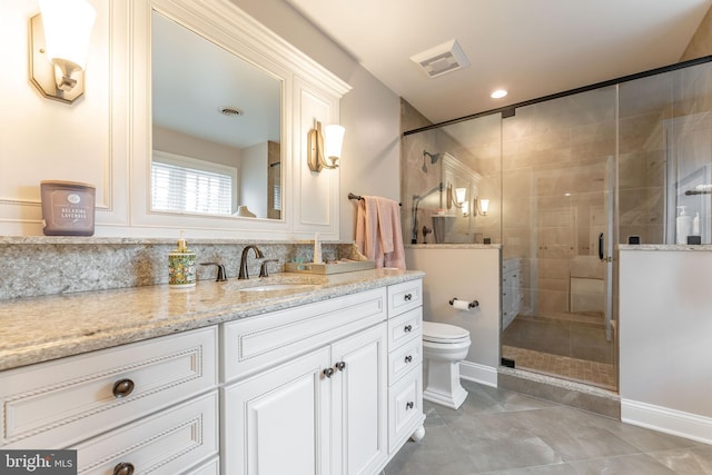 201 Dogwood Slope Rd, Wilmington, DE 19807 - full bath featuring vanity, a stall shower, and tile patterned flooring