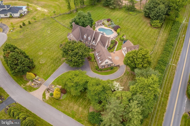 201 Dogwood Slope Rd, Wilmington, DE 19807 - aerial view of property and surrounding area featuring a pool