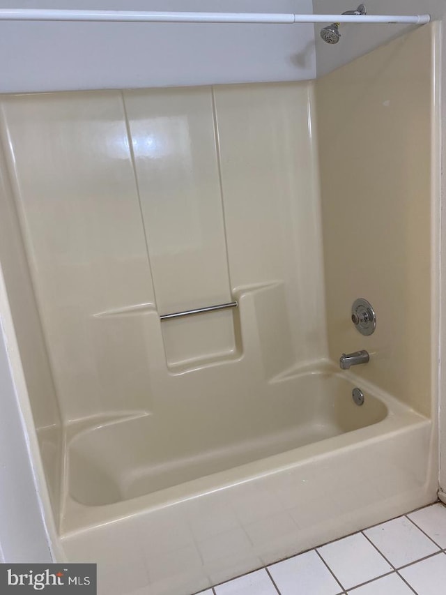 full bath with tile patterned flooring