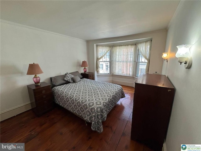 35 W Broadway, Jim Thorpe, PA 18229 - bedroom with crown molding, hardwood / wood-style flooring, and baseboards