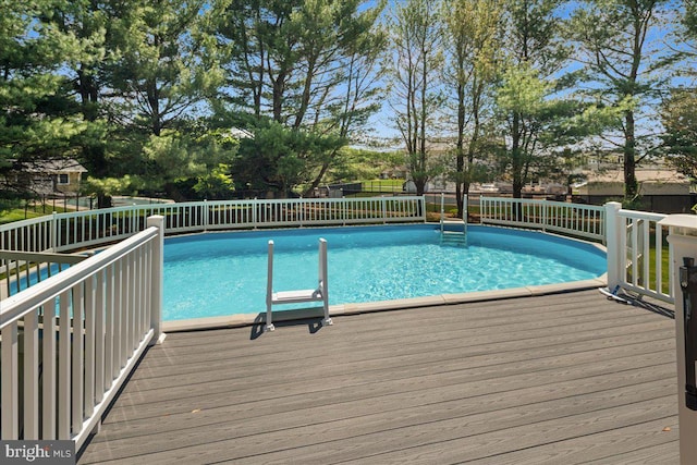 19 Strassberg Ct, Hamilton, NJ 08690 - view of swimming pool featuring a deck and fence