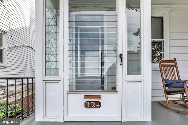 view of property entrance