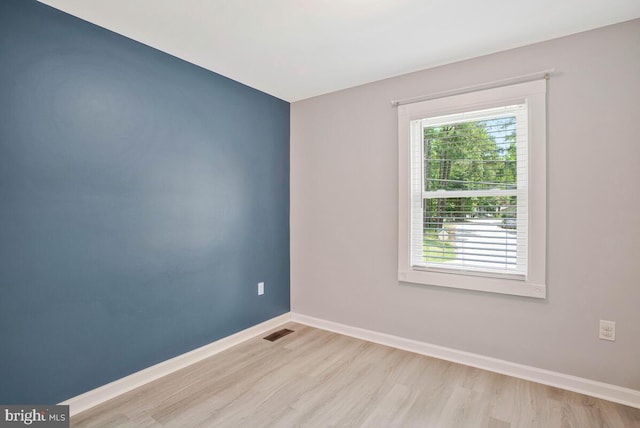 11545 Tomahawk Trl W, Lusby, MD 20657 - spare room featuring light wood finished floors