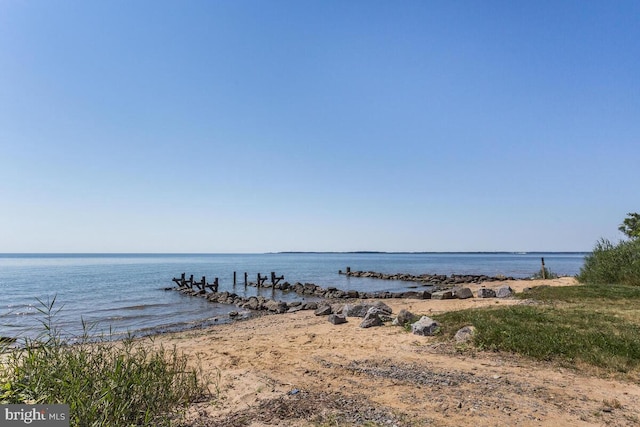 11545 Tomahawk Trl W, Lusby, MD 20657 - water view featuring nearby beach