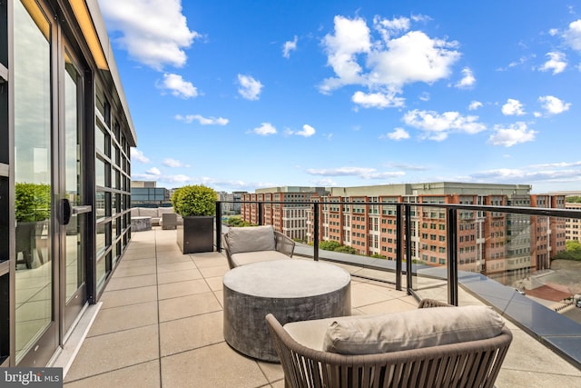 1300 4th St SE Unit 404, Washington, DC 20003 - view of patio featuring a balcony