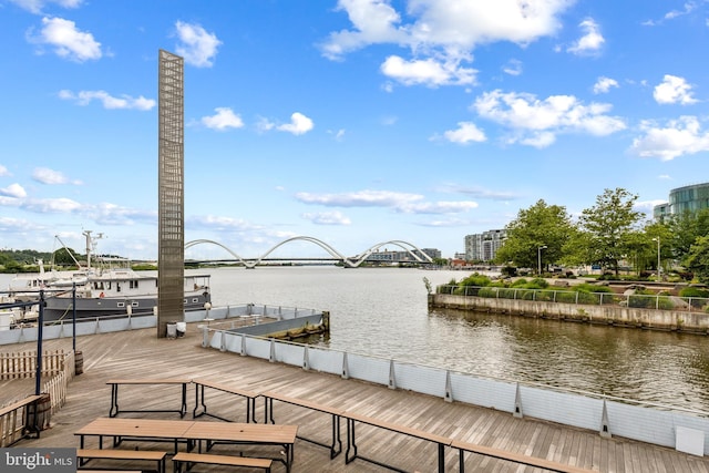 1300 4th St SE Unit 404, Washington, DC 20003 - dock with a water view