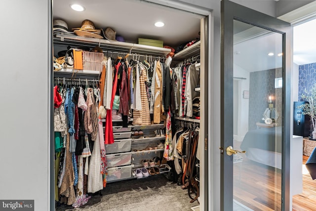 3503 Norris Pl, Alexandria, VA 22305 - spacious closet featuring wood finished floors
