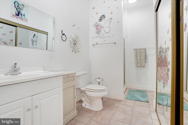 13450 Millstone Cir, Hancock, MD 21750 - bathroom with a shower stall, toilet, and vanity