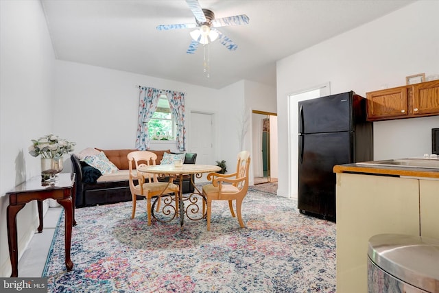 13450 Millstone Cir, Hancock, MD 21750 - living room with ceiling fan and baseboards
