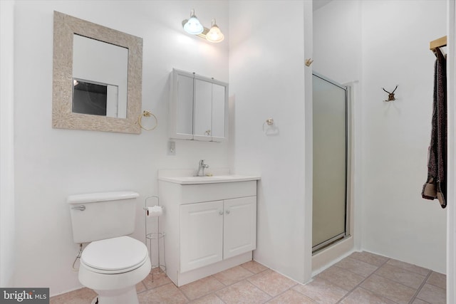 13450 Millstone Cir, Hancock, MD 21750 - bathroom with a shower stall, toilet, and vanity