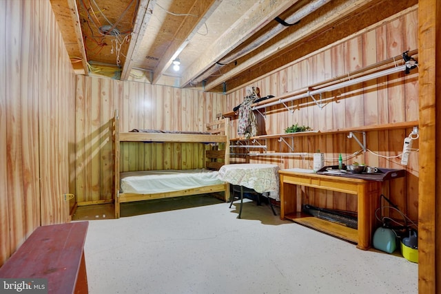 13450 Millstone Cir, Hancock, MD 21750 - bedroom featuring concrete floors