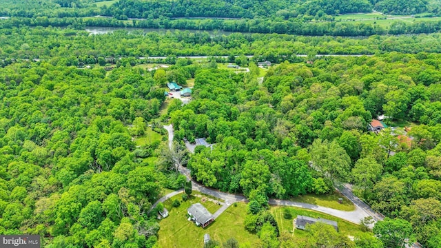 13450 Millstone Cir, Hancock, MD 21750 - aerial view of property and surrounding area featuring a forest