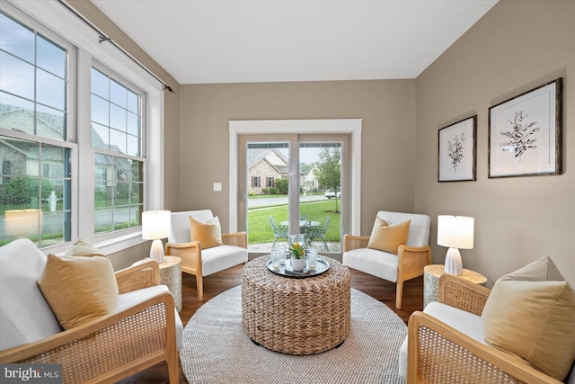 843 Summer Breeze Path, Cochranville, PA 19330 - sitting room featuring dark wood-type flooring