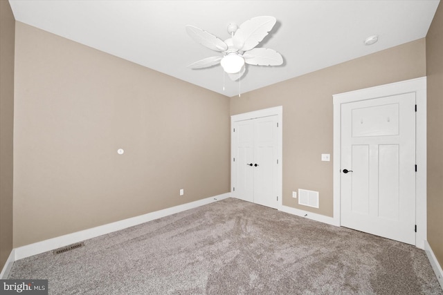 843 Summer Breeze Path, Cochranville, PA 19330 - unfurnished bedroom featuring carpet floors, baseboards, a closet, and a ceiling fan