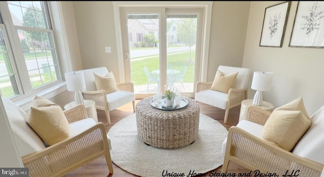843 Summer Breeze Path, Cochranville, PA 19330 - sitting room featuring wood finished floors