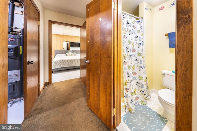 8323 Morningside Dr, Manassas, VA 20112 - ensuite bathroom featuring toilet and curtained shower